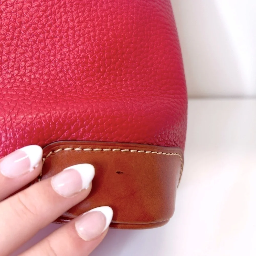 Dooney & Bourke Pebble Grain Hobo Shoulder Bag in Red trending